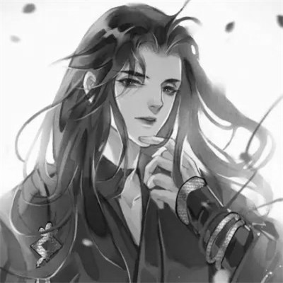 100张男生高清古风黑白头像合集 男生头像 第66张