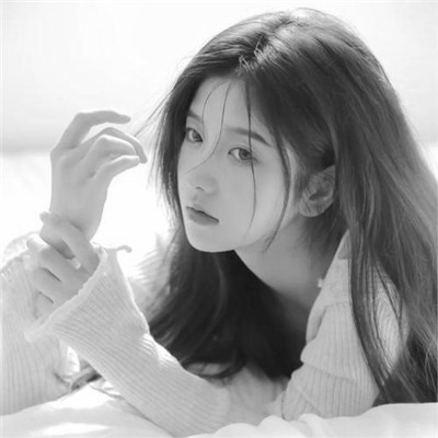 超绝！微信高清黑白女生头像大集合 女生头像 第5张