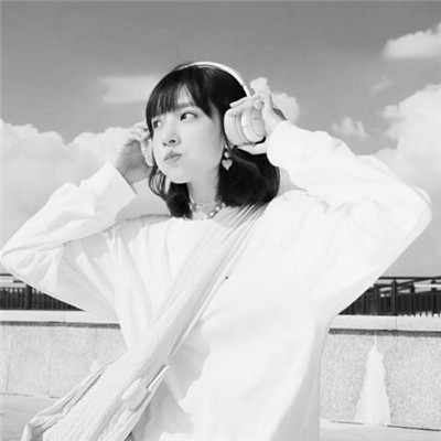 超绝！微信高清黑白女生头像大集合 女生头像 第11张
