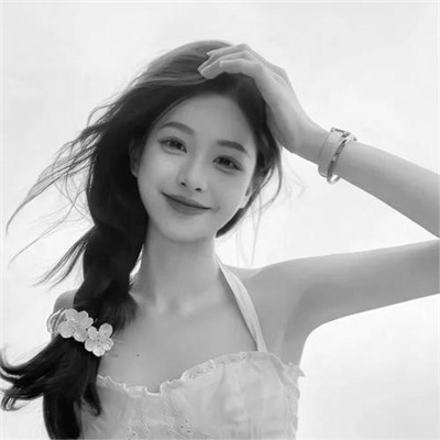 超绝！微信高清黑白女生头像大集合 女生头像 第8张