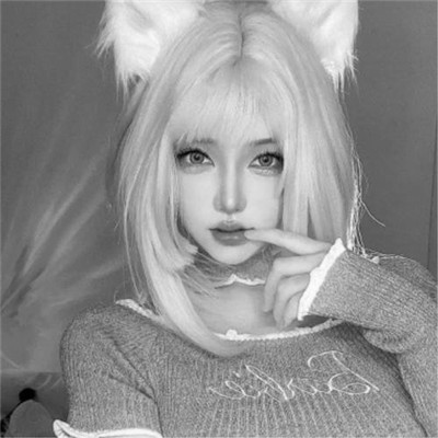 超绝！微信高清黑白女生头像大集合 女生头像 第23张