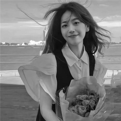 超绝！微信高清黑白女生头像大集合 女生头像 第29张