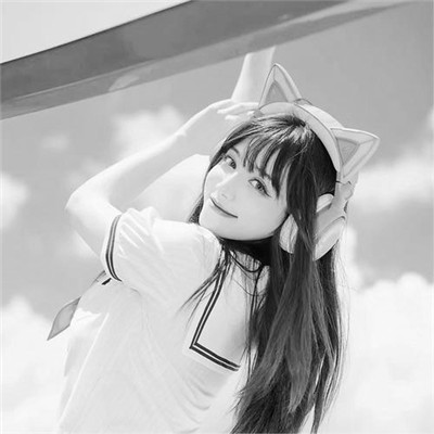 超绝！微信高清黑白女生头像大集合 女生头像 第35张