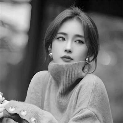 超绝！微信高清黑白女生头像大集合 女生头像 第56张