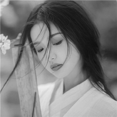 超绝！微信高清黑白女生头像大集合 女生头像 第51张