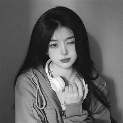 超绝！微信高清黑白女生头像大集合 女生头像 第97张