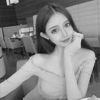 超绝！100张高质量黑白温柔女生头像来袭 女生头像 第46张