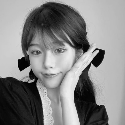 超绝！100张高质量黑白温柔女生头像来袭 女生头像 第43张