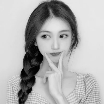 宝藏！100张小众黑白ins风女生真人头像来袭 女生头像 第41张