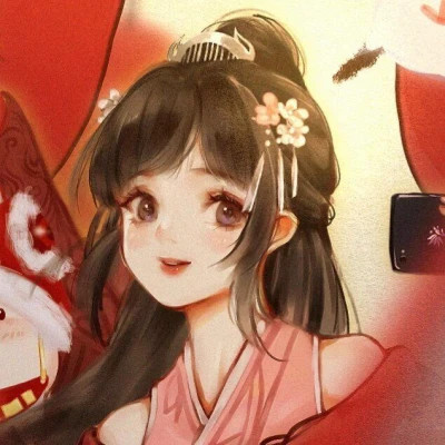 闺蜜头像动漫，一左一右超甜 其它头像 第36张
