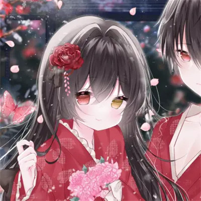 超甜治愈系唯美动漫情侣头像大集合，二次元CP粉必看！ 情侣头像 第48张
