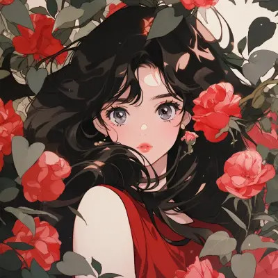 哇塞！100张高质量动漫女生精美惊艳头像来袭 女生头像 第57张