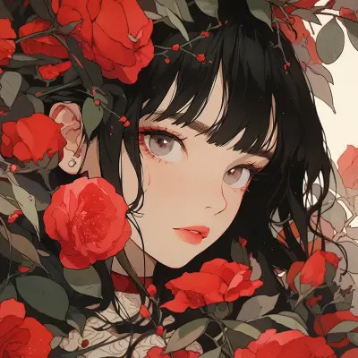 哇塞！100张高质量动漫女生精美惊艳头像来袭 女生头像 第60张