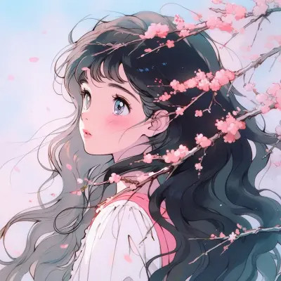 100张超级好看的女生神仙颜值动漫头像来袭 女生头像 第92张