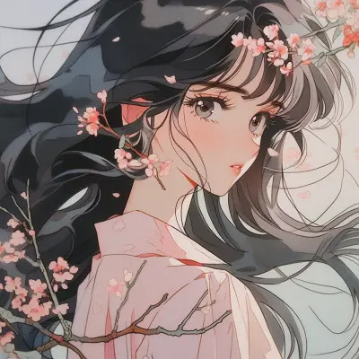 100张超级好看的女生神仙颜值动漫头像来袭 女生头像 第96张