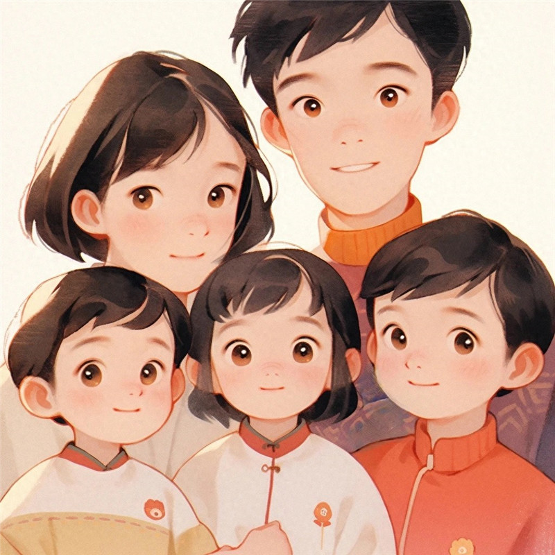 萌化啦！可可爱爱一家人亲子头像来袭 其它头像 第17张