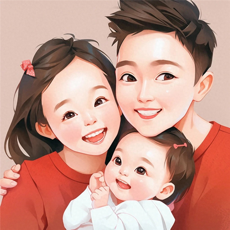 萌化啦！可可爱爱一家人亲子头像来袭 其它头像 第10张