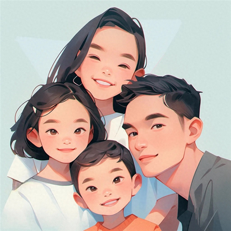 萌化啦！可可爱爱一家人亲子头像来袭 其它头像 第11张