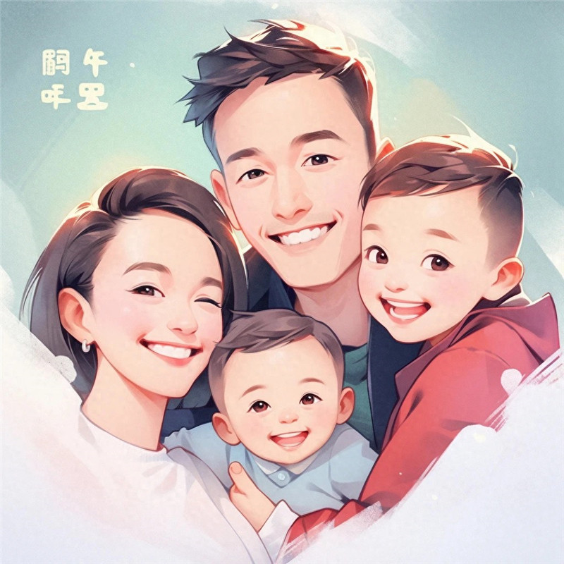 萌化啦！可可爱爱一家人亲子头像来袭 其它头像 第14张