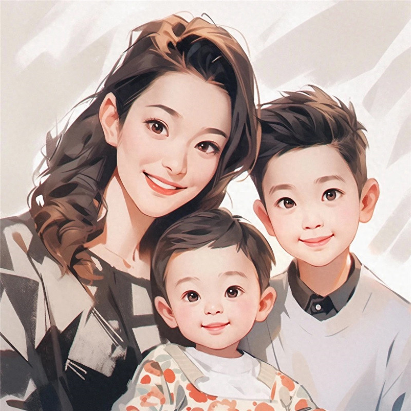 萌化啦！可可爱爱一家人亲子头像来袭 其它头像 第8张