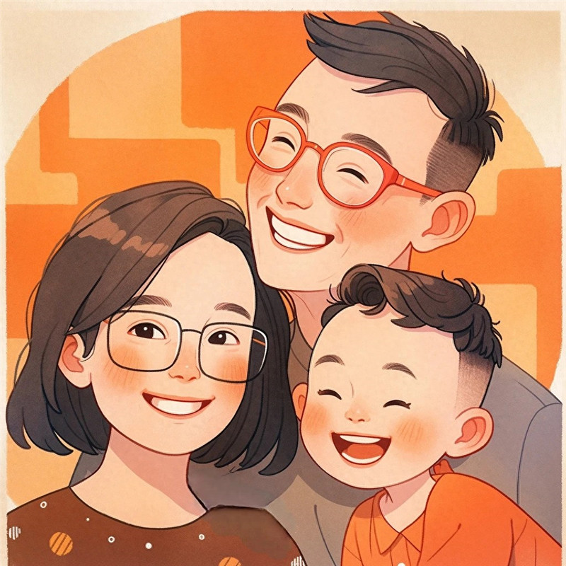 萌化啦！可可爱爱一家人亲子头像来袭 其它头像 第7张