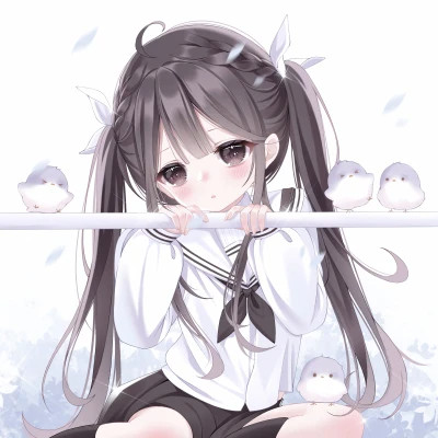超萌！100张小学生专属闺蜜头像来袭 女生头像 第26张