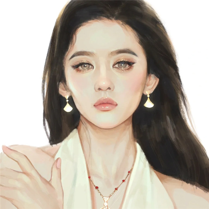被刘亦菲绝美手绘头像惊艳到啦！ 其它头像 第9张